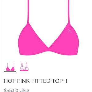 Pink Boutinela Bikini Top